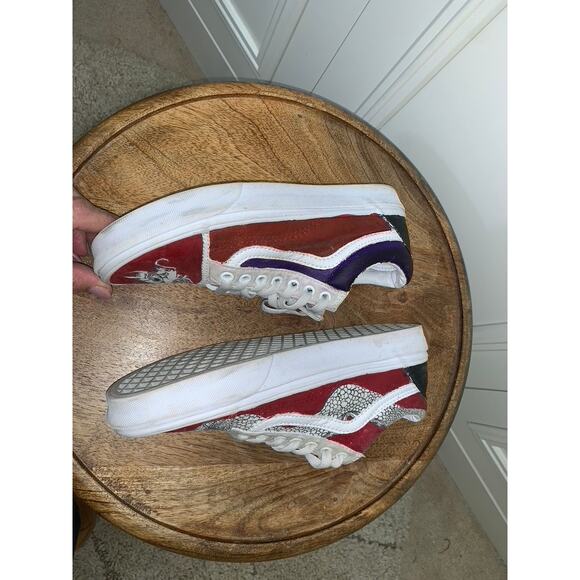 Vans Dragon Design Sneakers Multicolor Unisex Size 6.5/8 Casual Shoes - Picture 7 of 9